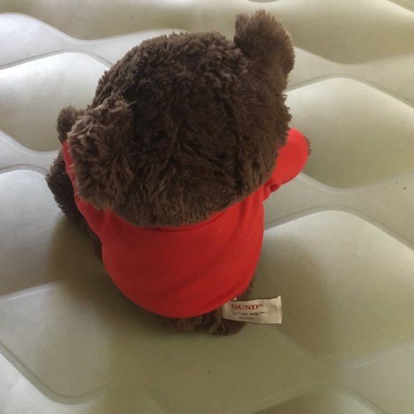 Gund Teddy Bear Let God Work Red T Shirt Plush Toy - Picture 2 of 2